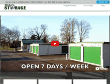 Tablet Screenshot of dyersburgselfstorage.com